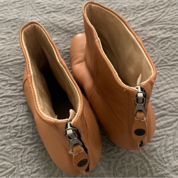 Rag & Bone Classic Newbury Tan Leather ankle Bootie boots EU 38.5 womens sz 7.5 - Picture 5 of 8